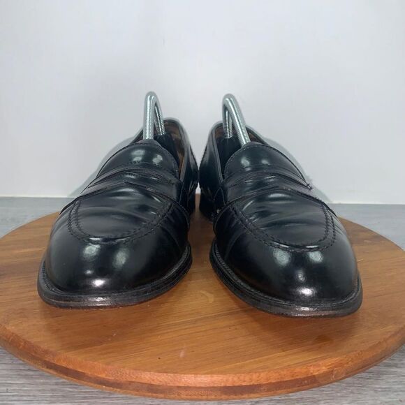 BROOKS BROTHERS Men’s 9 D SHELL CORDOVAN Full Strap Penny Loafer Shoes 06606 main image 13